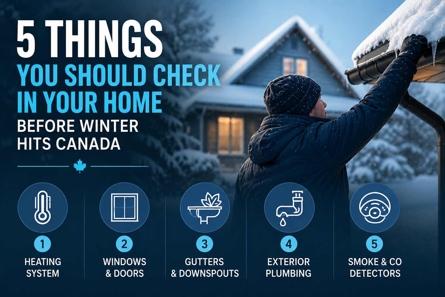 5 Things You Should Check in Your Home Before Winter Hits Canada