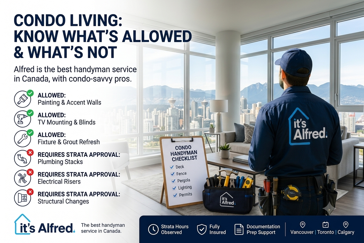Handyman Services for Condo and Apartment Owners in Canada: What’s Allowed and What’s Not